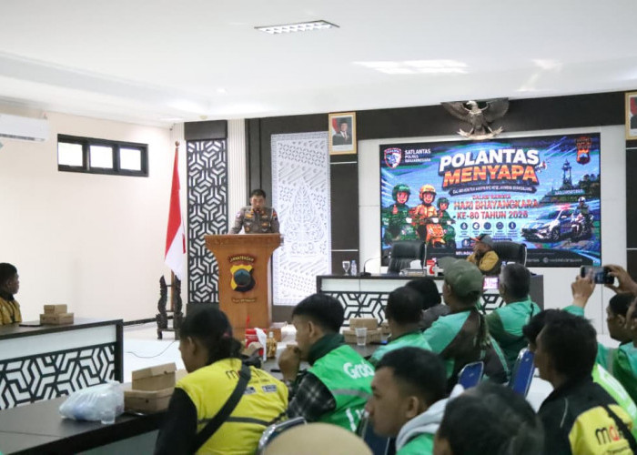 Polres Banjarnegara Edukasi Pengemudi Ojek Online, Tekankan Pentingnya Keselamatan Berkendara
