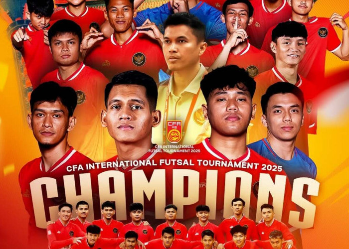 Timnas Futsal Indonesia Angkat Trofi CFA International Tournament 2025