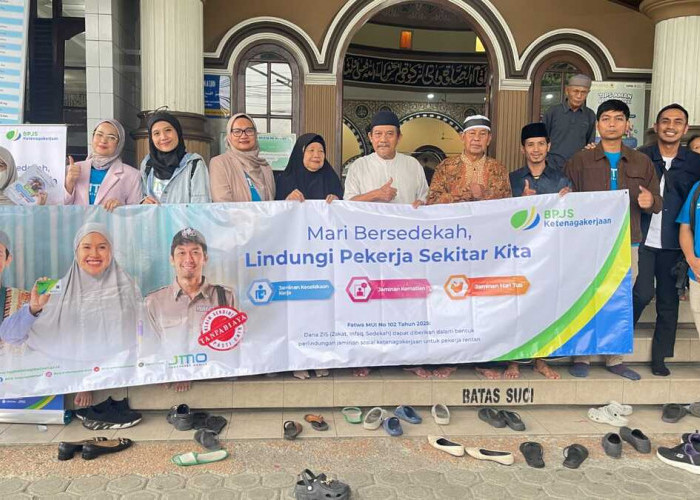 Edukasi Ekosistem Masjid, BPJS Ketenagakerjaan Purwokerto Gelar Sosialisasi Jelang Bukber