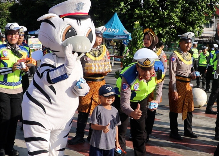 Satlantas Kebumen Dorong Kesadaran Keselamatan Berlalu Lintas Melalui Art Policing