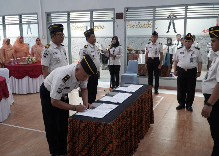 Rutan Banjarnegara Lantik Tiga Pejabat Baru, Perkuat Manajemen Pemasyarakatan