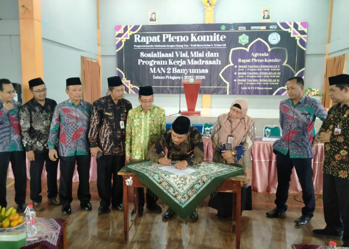 Hasil Rapat Pleno Komite MAN 2 Banyumas Disepakati Wali Murid
