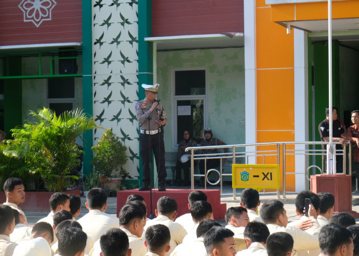 Siswa Diajak Tertib Berlalu Lintas Sejak Dini