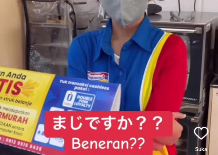 Viral! Karyawan Indomaret di Purwokerto Bisa Menggunakan Bahasa Jepang, Belajar Dari Anime