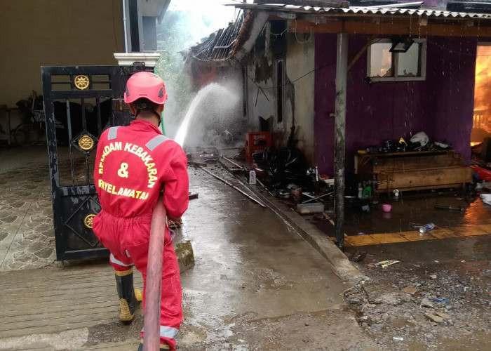 Rumah Warga Salebu Cilacap Terbakar, Kerugian Capai Rp 50 Juta