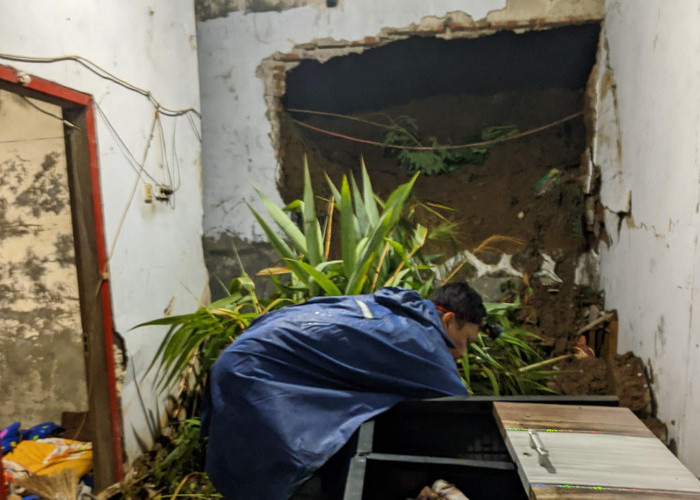 Longsor di Sirau Purbalingga, Dua Rumah Rusak dan Tujuh Warga Mengungsi