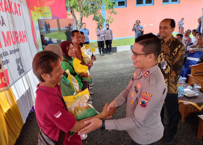 Kick Off Gerakan Pangan Murah, 41 Ton Beras SPHP Didistribusikan Polres Purbalingga
