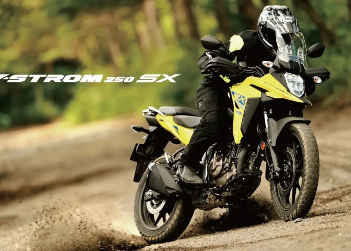 V-Strom 250 SX Motor Touring Suzuki Siap Melibas Medan dengan Gaya Nyentrik.