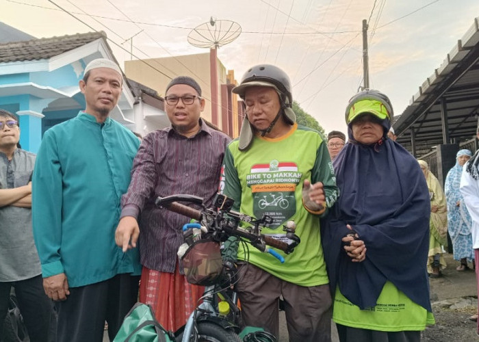 Begini Fakta-Fakta, Warga Purwokerto Viral Berangkat Haji Menggunakan Sepeda