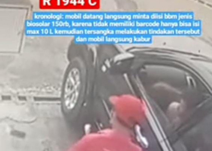 Viral! Penumpang Pajero Sport Pukul Mesin EDC Hingga Rusak di SPBU Bajong Purbalingga 