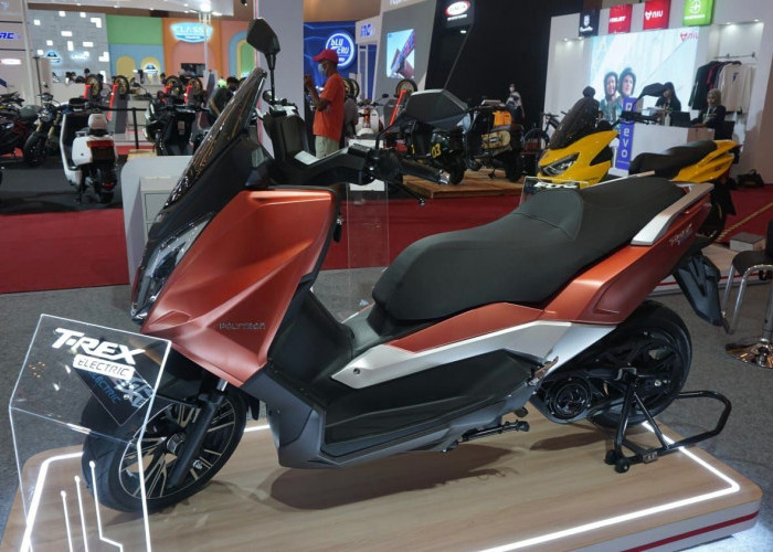 Wow! Ngebut Pakai Motor Listrik Polytron T-Rex Bisa Tanpa Suara 