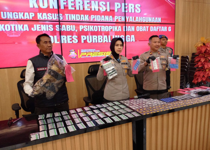 Satresnarkoba Purbalingga Amankan Warga Aceh, Sita 2.011 Butir Obat Terlarang