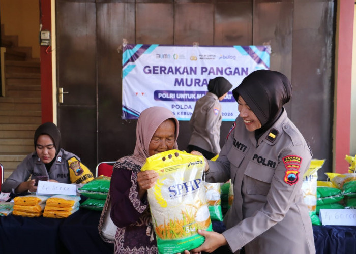 Polres Kebumen Gelar Gerakan Pangan Murah