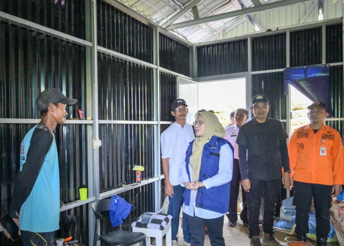 Pembangunan Huntara Banjarnegara Dipercepat, Tinggal 78 Unit