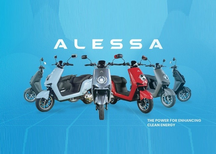 Tinggal Pilih! Motor Listrik Alessa EX3000 Tawarkan Berbagai Pilihan Warna 