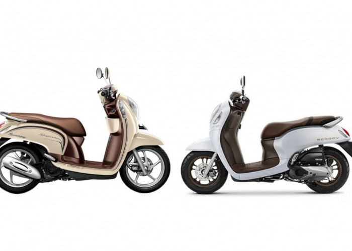 Perbedaan Motor Matic Klasik Honda Scoopy Stylish dengan Honda Scoopy Prestige