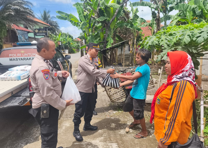 Polsek Kebasen Salurkan Bantuan untuk Warga Kurang Mampu di Randegan