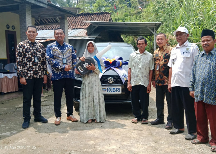Nisem, Petani dari Mandiraja Menang Grand Prize Mobil All New Ertiga dari BRI