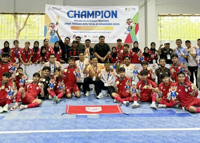 Sejarah! Tim Futsal Kebumen Sabet Emas di Ajang Porprov 2026