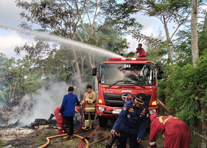 Diduga Kelalaian Saat Bakar Sampah, Lahan di Tegalkamulyan Cilacap Selatan Terbakar
