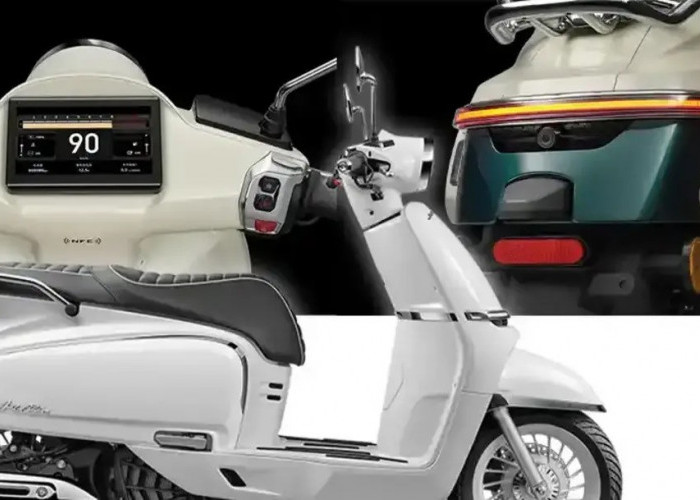 CFMoto 150 Aura Bawa Desain Modern Retro, Jadi Rival Vespa di Pasar Motor