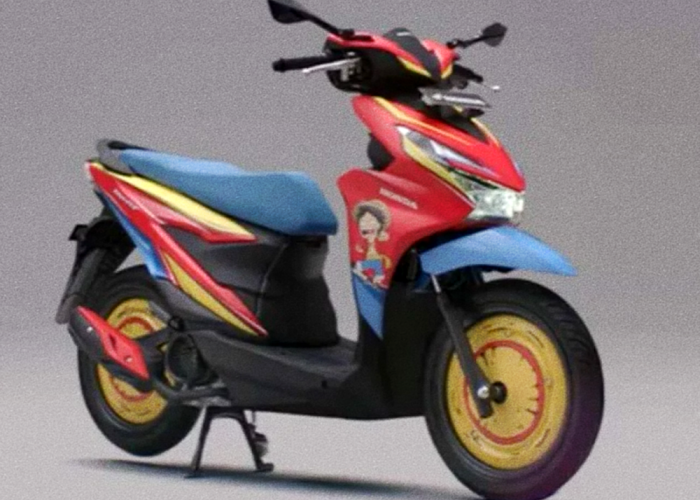 Super Keren! AHM Rilis Motor Matic Honda Beat Deluxe Smart Key Bertema One Piece