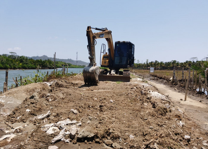 Antisipasi Banjir, Sungai Ijo Cilacap Dinormalisasi