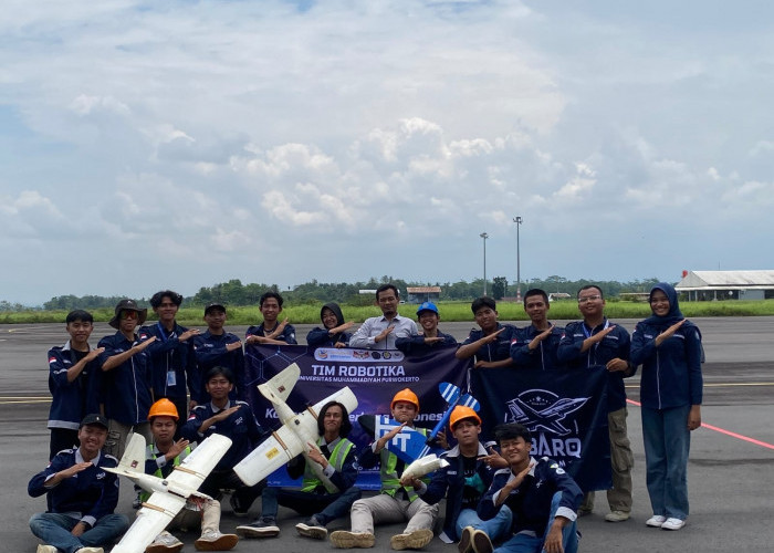 Al Barq Aero Team Teknik Elektro UMP Lolos ikuti Kontes Robot Terbang Indonesia (KRTI) Tingkat Nasional 