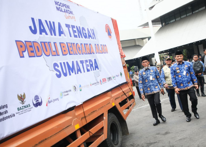Gubernur Jateng Kirim Bantuan untuk Korban Bencana ke Sumatera Senilai Rp1,3 Miliar 