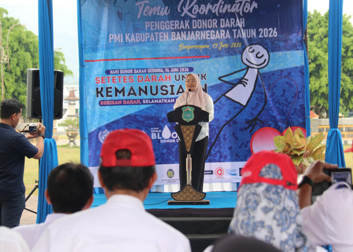 Hari Donor Darah Sedunia 2026, PMI Banjarnegara Menghimpun Hampir 16 Ribu Kantong Darah