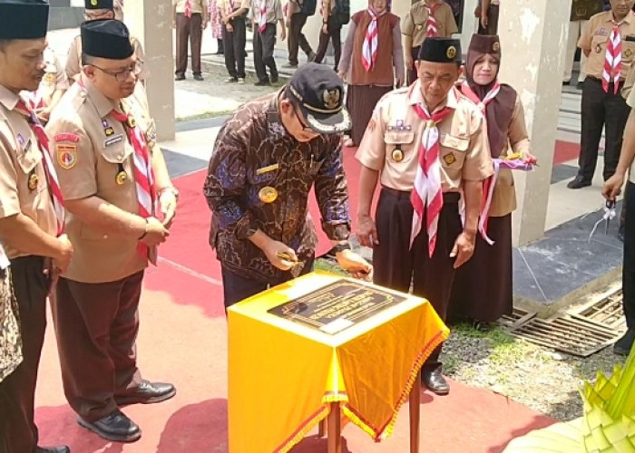 Sanggar Pramuka Kwaran Pekuncen Banyumas Diresmikan