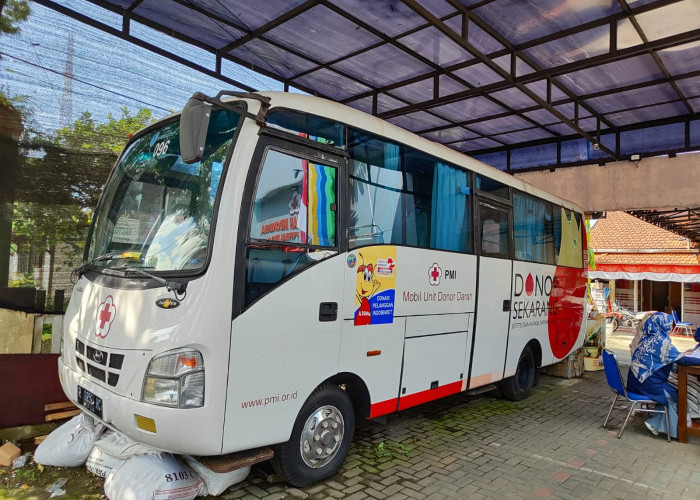 Mangkrak Dua Tahun, Bus Donor Darah Menanti Diperbaiki