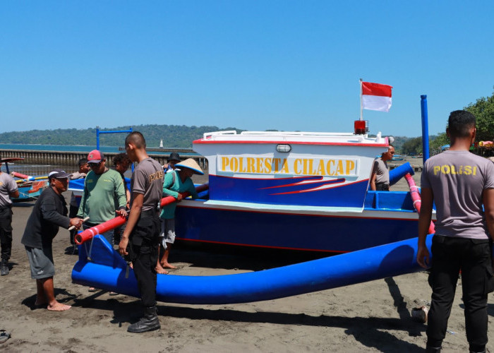 Kapal Satya Haprabu Polresta Cilacap akan Distribusi logistik Pemilu 2024, Akan Dikoordinasikan dengan KPU