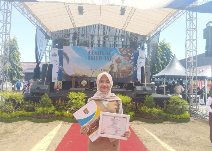 Siswi SMAN 1 Kroya Raih Juara 1 Konten Terbaik Festival Literasi Cilacap 2026
