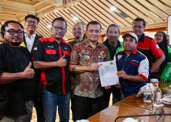 Gubernur Ahmad Luthfi Kawal Aspirasi dan Perjuangkan Kesejahteraan Driver Ojol
