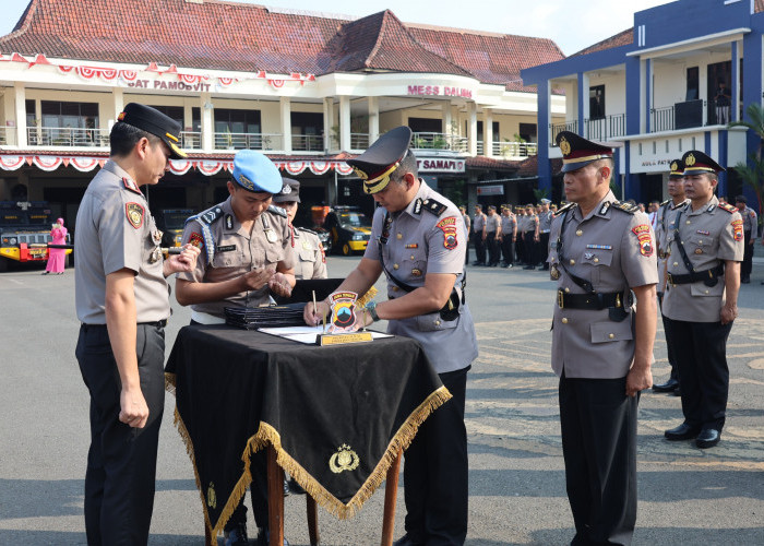 Kabagops hingga Kapolsek Berganti, Ini Daftar Mutasi di Polresta Cilacap