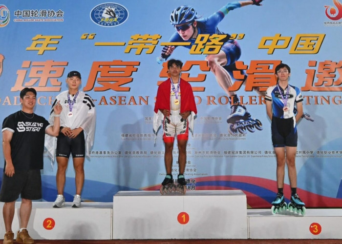 Keren! Atlet Sepatu Roda Banjarnegara Bawa Pulang 4 Medali dari Kejuaraan di China