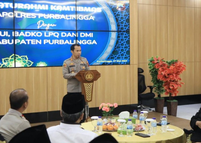 Ciptakan Suasana Wilayah yang Kondusif, Kapolres Purbalingga Silaturahmi dengan MUI, Badko LPQ dan DMI