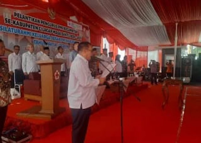 Pengurus PMI Kecamatan di Cilacap Dilantik, Siap Hadapi Bencana Lebih Cepat