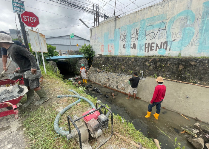 Saluran Pembuangan di Jalan Nakula Cilacap Direhab Karena Dinilai Sudah Rapuh