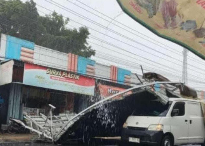 Angin Kencang Melanda Padamara Purbalingga, Puluhan Rumah dan Tiga Blok Kandang Ayam Rusak