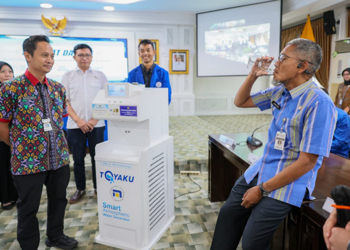 Pemprov Terima Hibah Alat ToyaKU, Inovasi Air Minum dari Udara