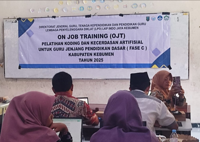 Guru Kebumen Mulai Dilatih Coding dan Kecerdasan Buatan