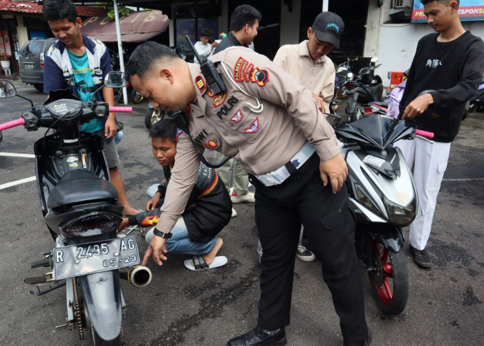 30 Pengendara Terjaring Razia Pelanggaran Lalu Lintas di Kota Purwokerto 