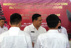 Natal, Dua Narapidana Rutan Banyumas Peroleh Remisi