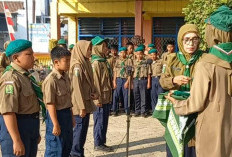 Siswa Kelas VII SMP Muhammadiyah Maos Ikuti Penerimaan Tamu Qobilah