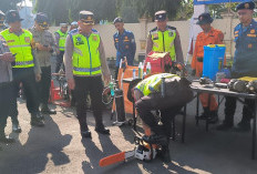 Hadapi Puncak Kemarau, Polres Purbalingga Siagakan Dua Pleton Bhayangkara Antisipasi Karhutla