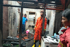Diduga Korsleting Listrik, Rumah Kontrakan di Bantarsari Terbakar