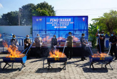 847 Ribu Batang Rokok Ilegal di Kabupaten Cilacap Dimusnahkan, Nilainya Tembus Rp1,3 Miliar 