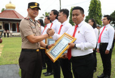 Satresnarkoba Polres Kebumen Terima Penghargaan atas Pengungkapan Kasus 224,66 Gram Sabu